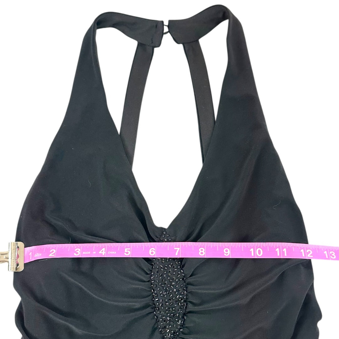 Evan Picone Black Halter Dress