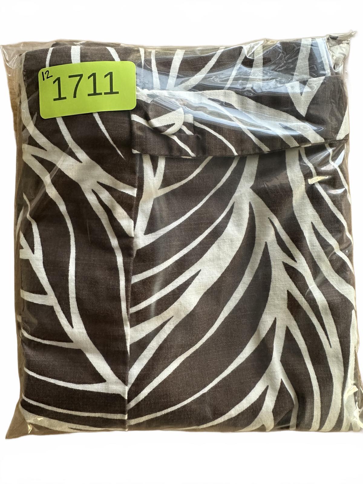George Coffee House Print Skirt  Brown and Cream