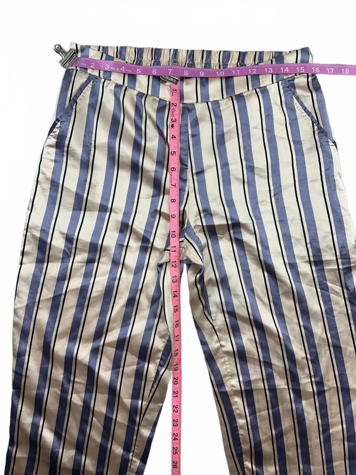 Adore Me Satin Striped Lounge Pants in Gold and Purple Casual Loungewear