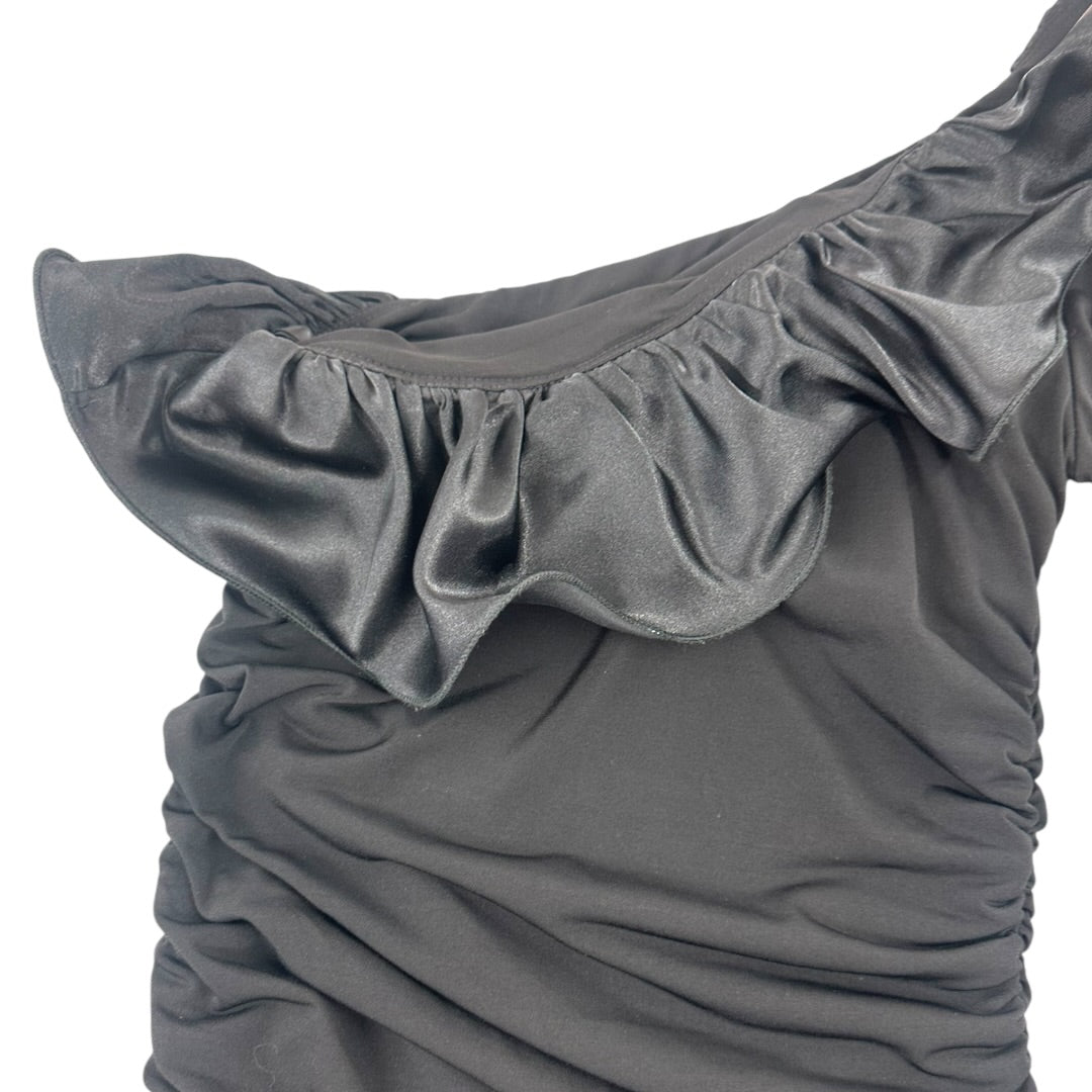 Y2K Arden B. Ruffled One Shoulder Mini Dress