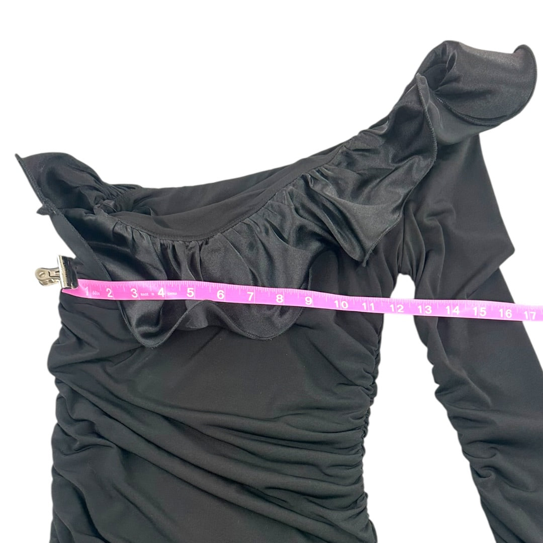 Y2K Arden B. Ruffled One Shoulder Mini Dress