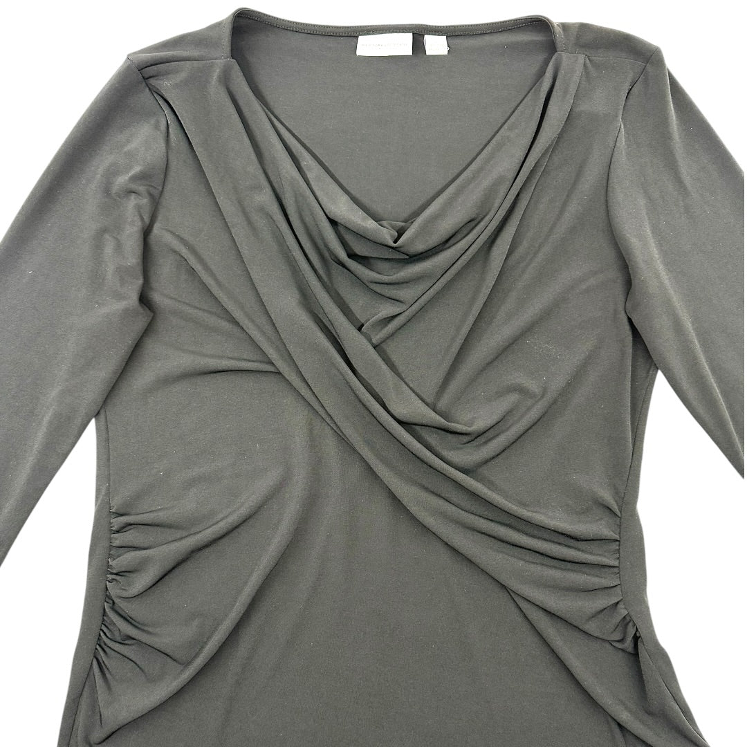 New York & Company Draped Neck With Side Ruching