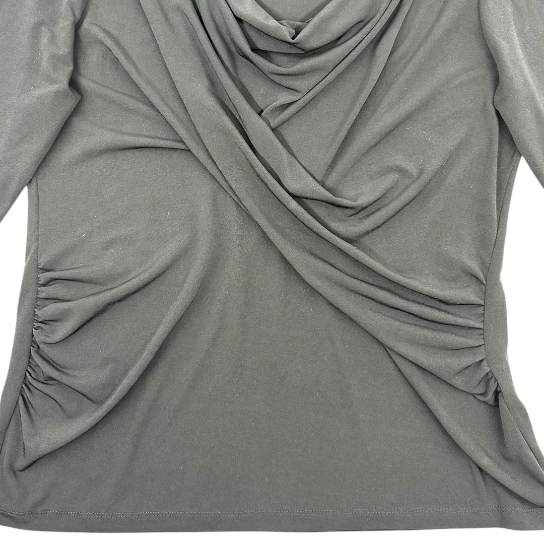 New York & Company Draped Neck With Side Ruching