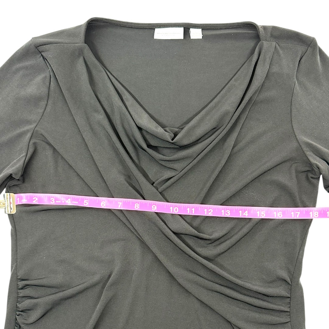 New York & Company Draped Neck With Side Ruching