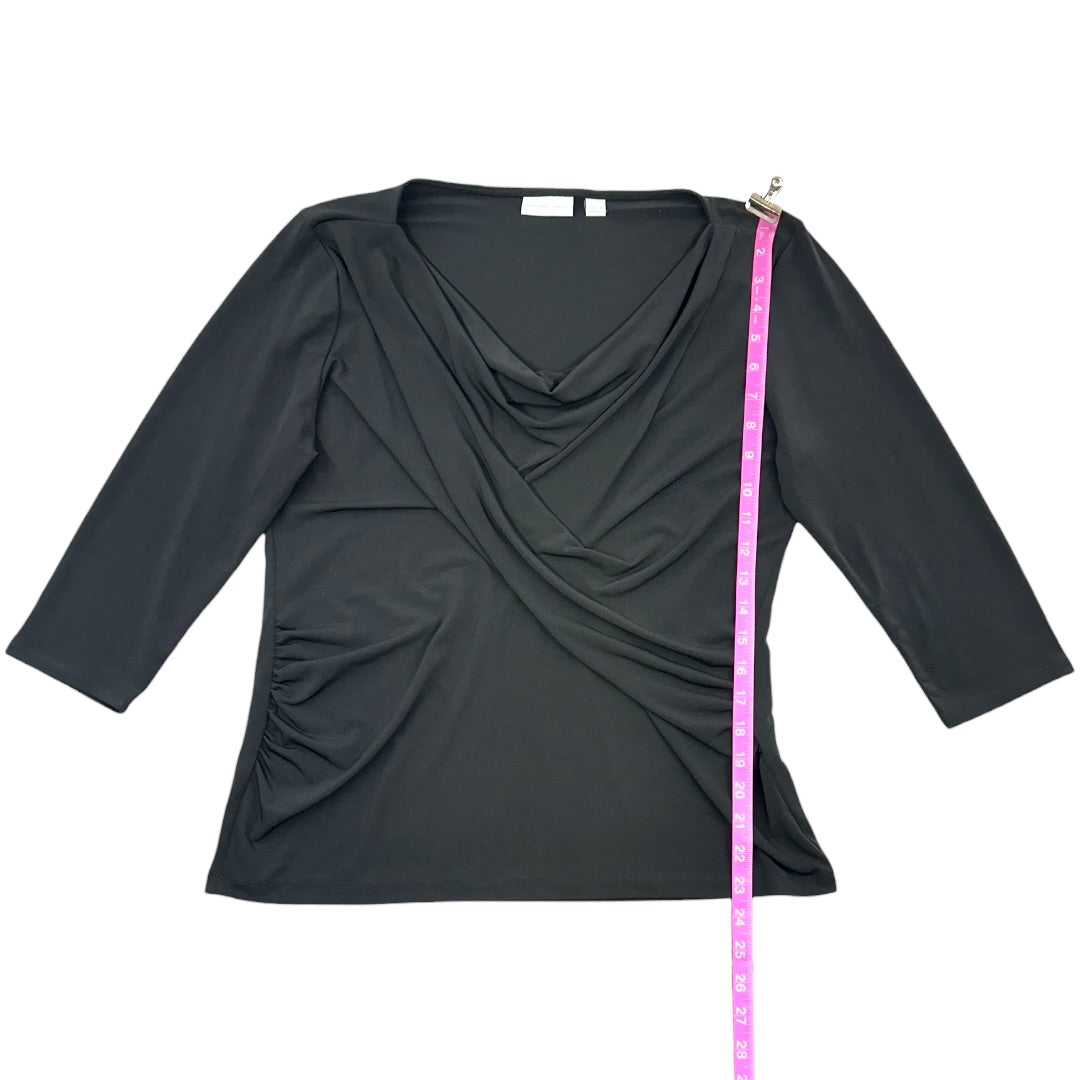 New York & Company Draped Neck With Side Ruching