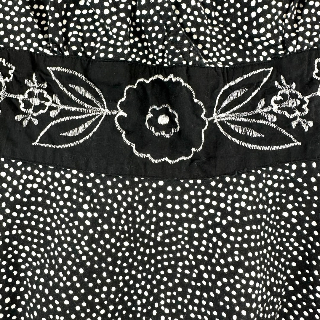 Y2K Charlotte Russe Black and White Floral Halter Dress