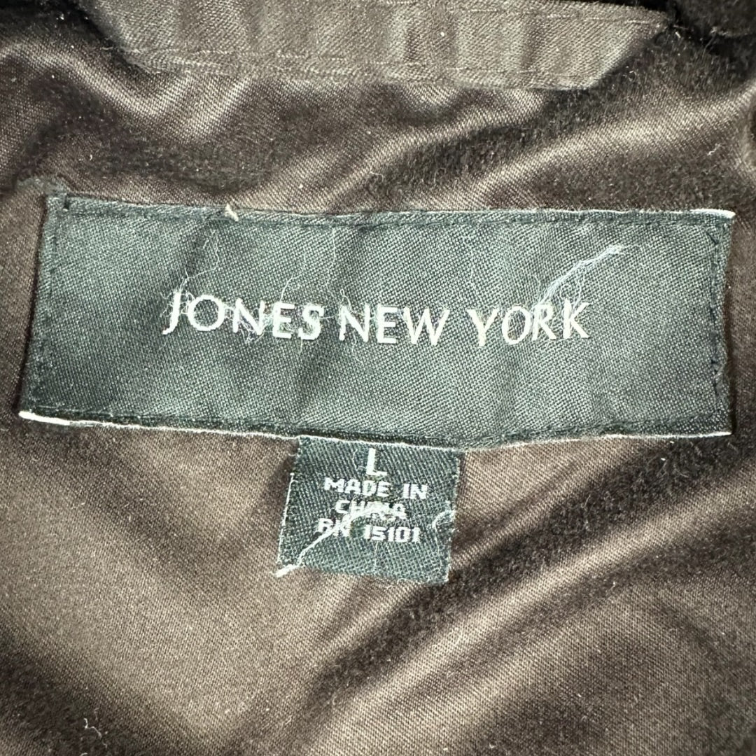 Jones New York Women's Dark Brown Diamond Quilted Jacket
