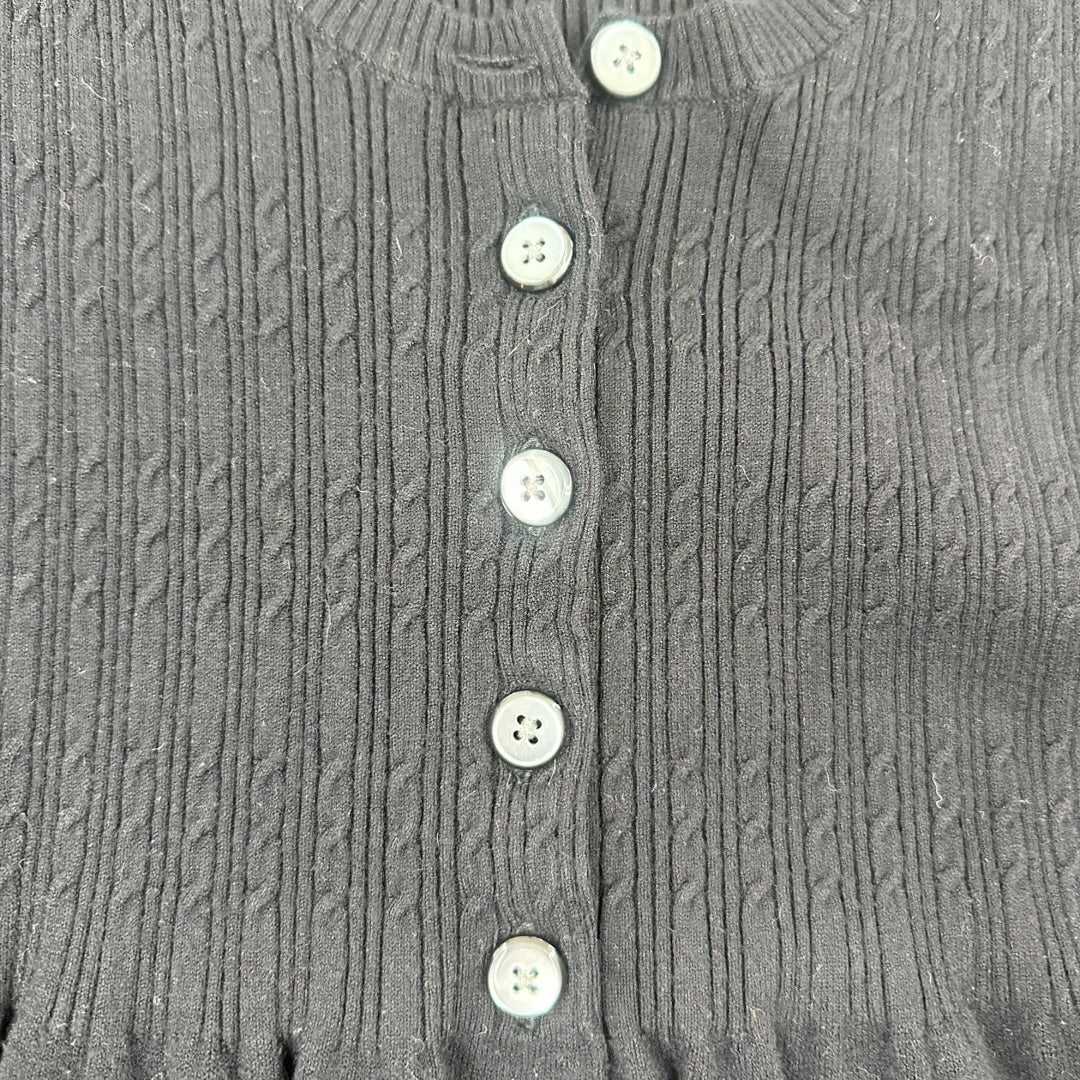 Apt. 9 Long Sleeve Babydoll Button Up Sweater Blouse