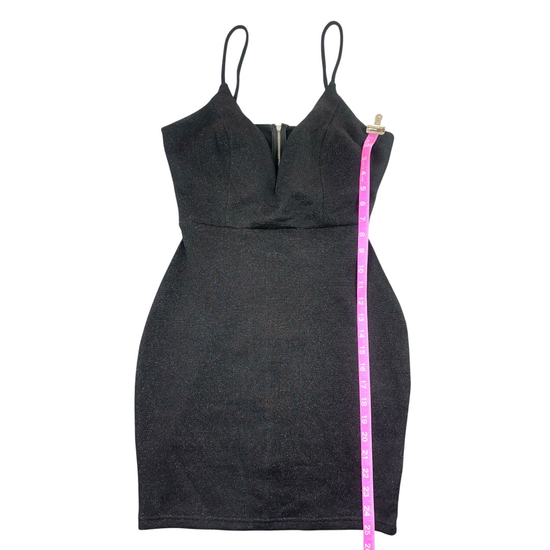 Windsor Black Sparkly Bodycon Mini Dress NWT