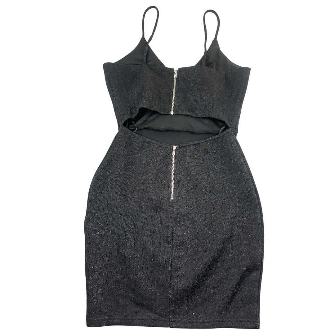 Windsor Black Sparkly Bodycon Mini Dress NWT