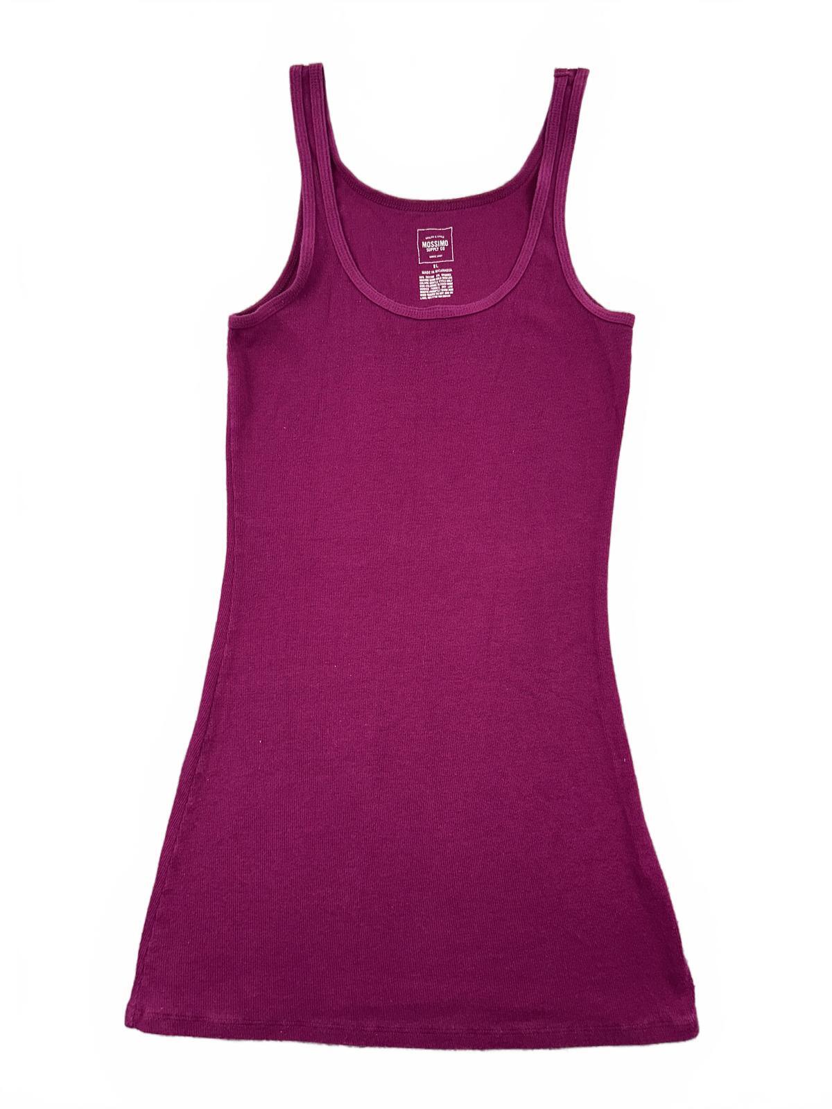 Mossimo Supply Co Purple Ribbed Tank Top