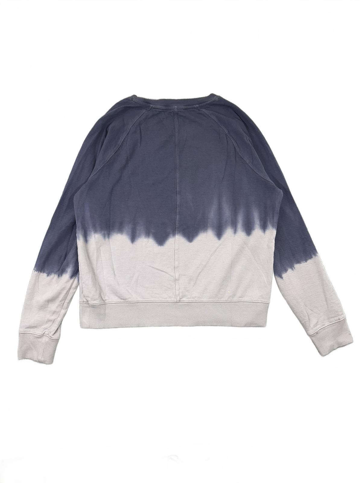 Athleta Tie Dye Crewneck Sweatshirt in Purple and Gray Casual Athleisure