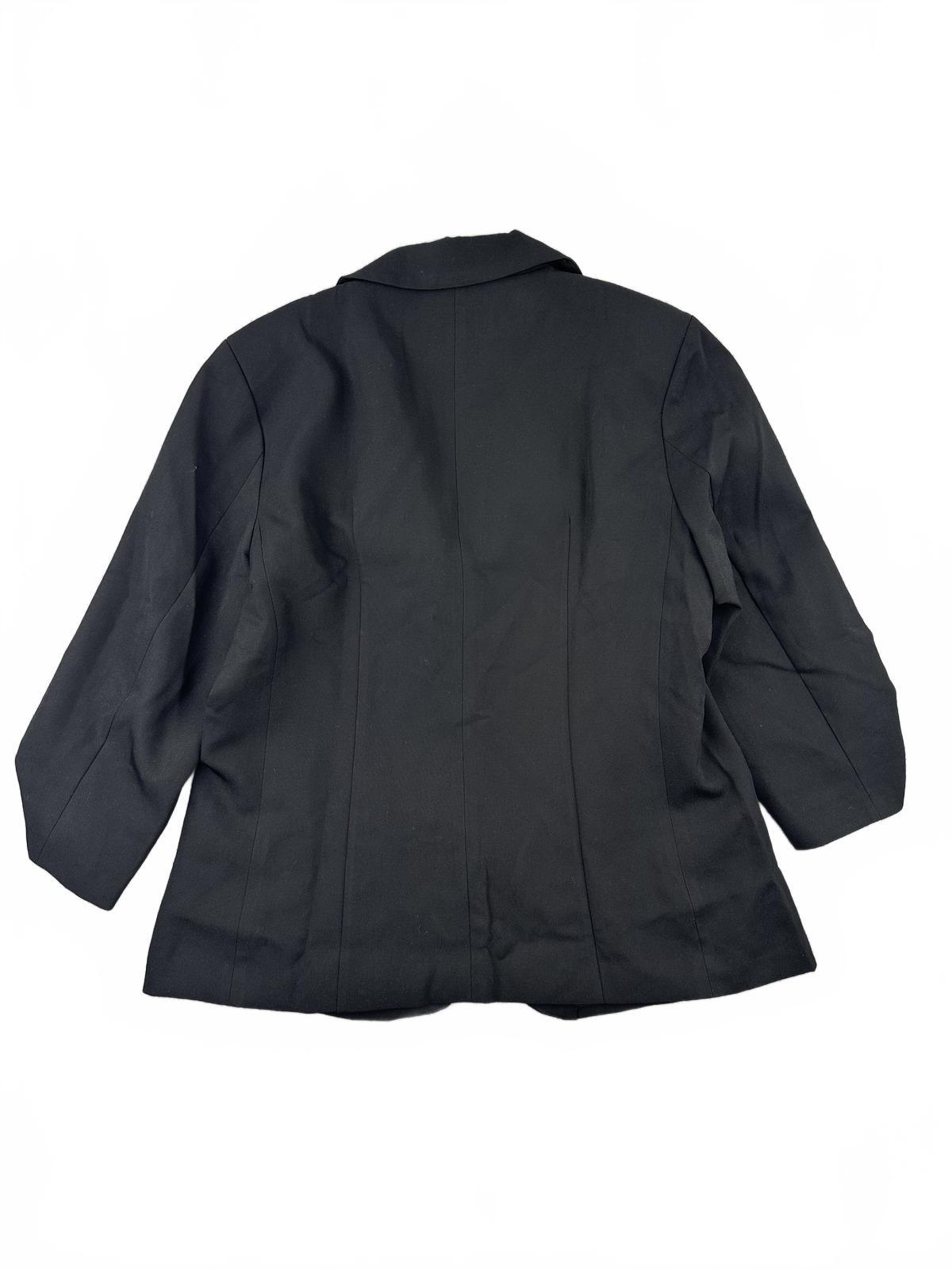 NWT Elleven Black Blazer Jacket Single Button 3/4 Sleeve