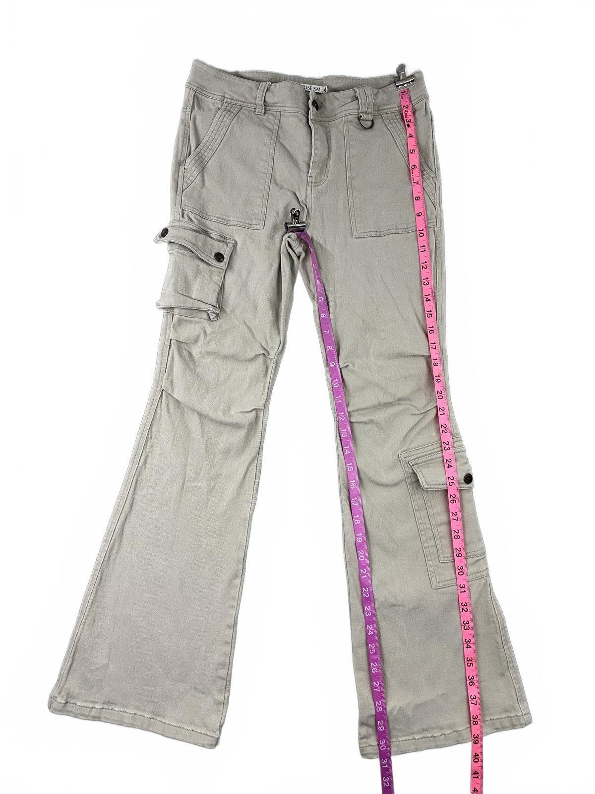 ARISEISM Begie Flared Cargo Pants Retro Utility Streetwear