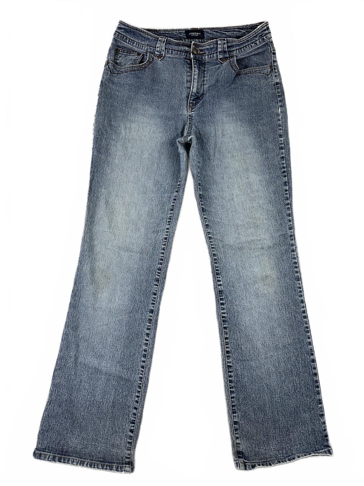 Sonoma Bootcut Jeans Vintage Style Medium Wash Blue Denim