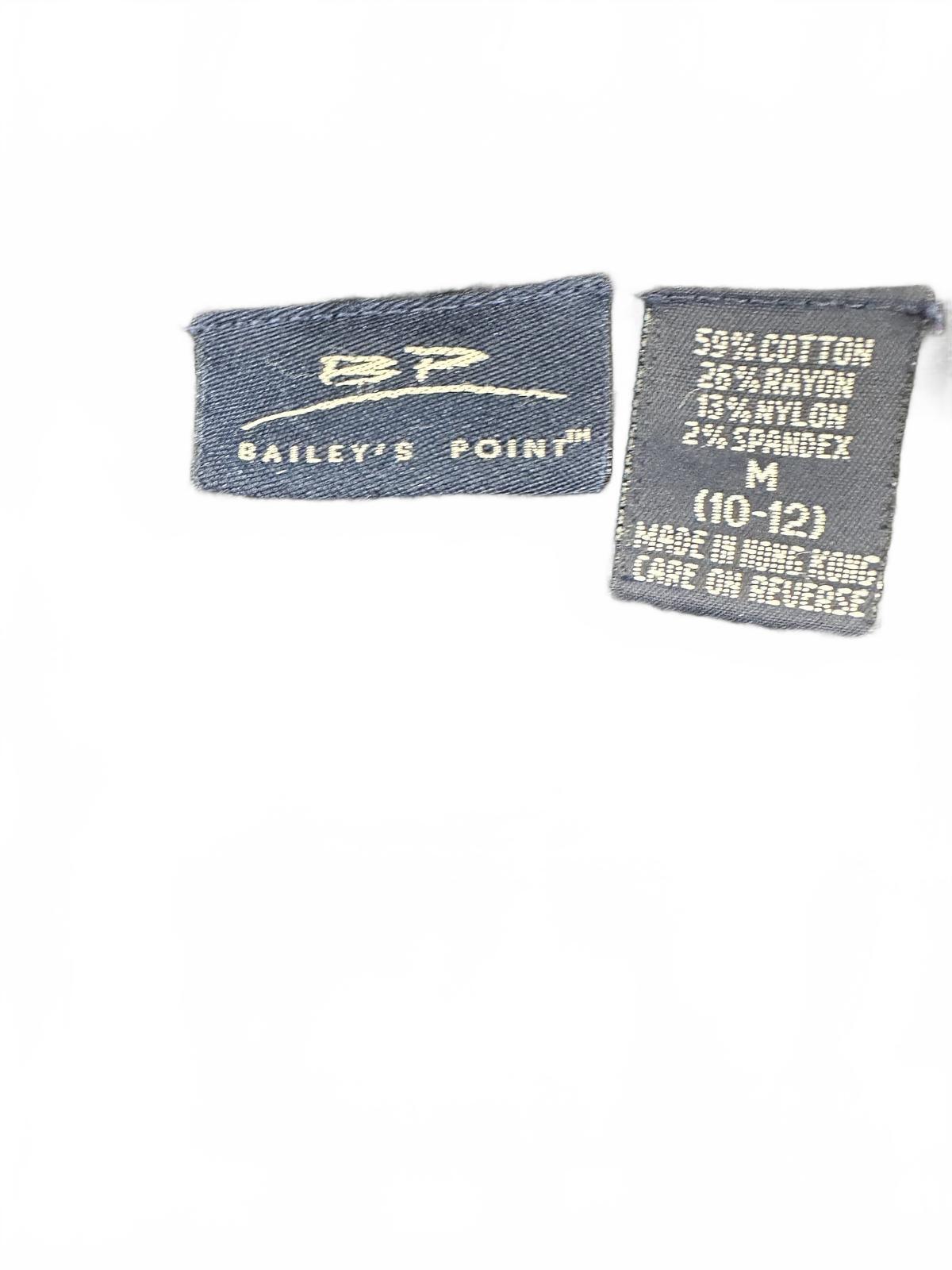 Bailey's Point Black Button Up Cardigan Sweater Cotton Blend Classic