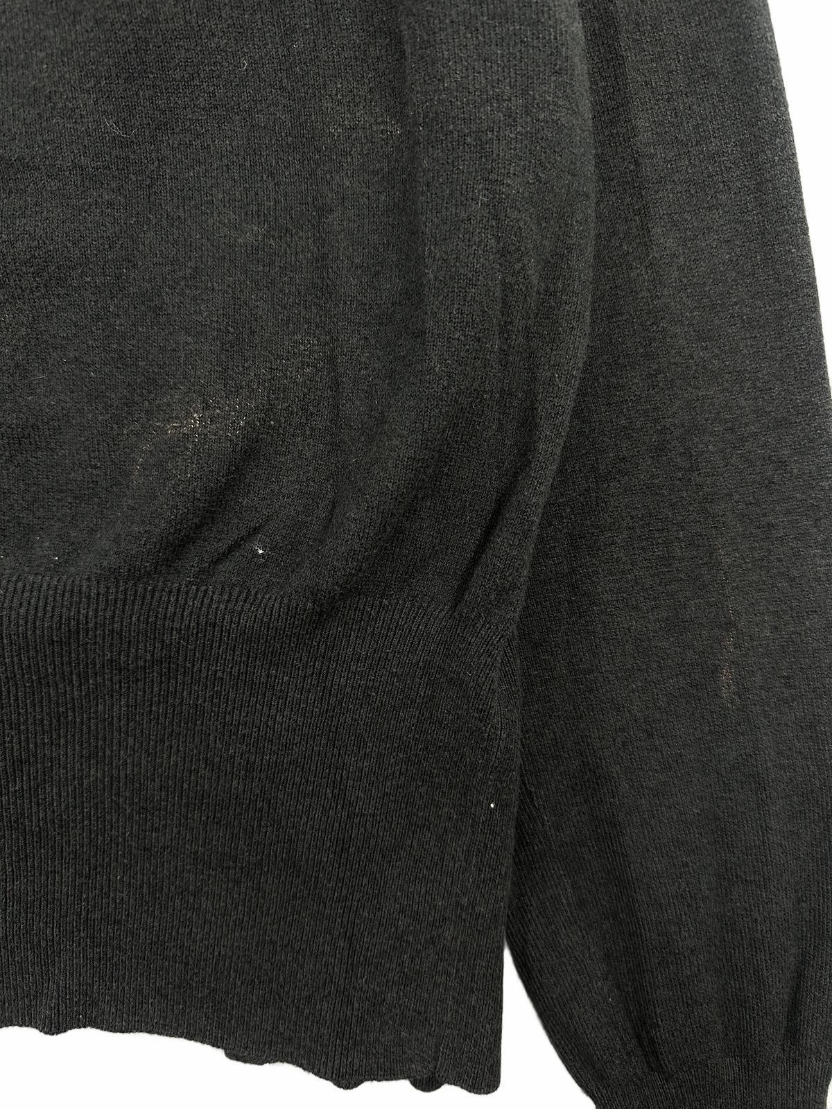 Bailey's Point Black Button Up Cardigan Sweater Cotton Blend Classic