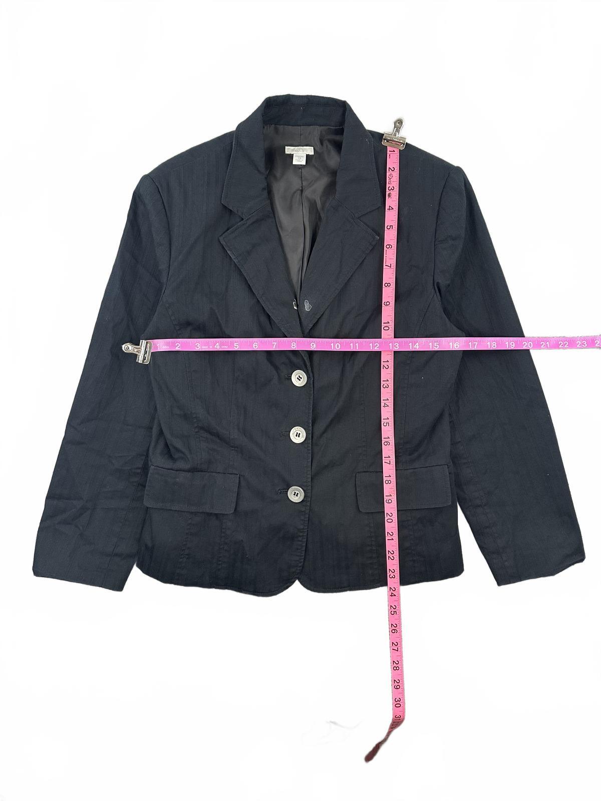 Apt. 9 Black Stretch Tailored Blazer Classic Business Casual Jacket