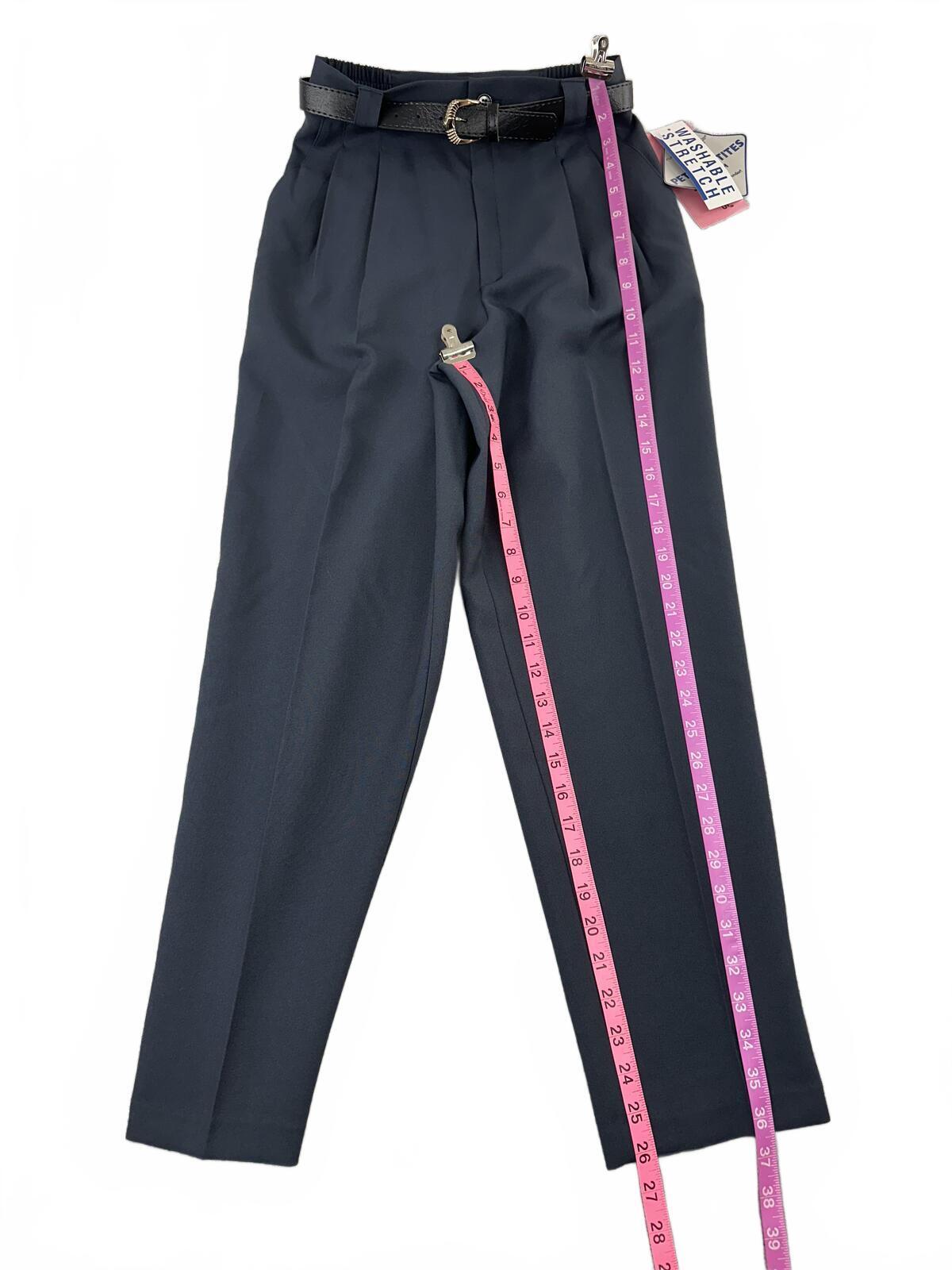 Fundamental Things Petite Grey Washable Stretch Trousers with Belt