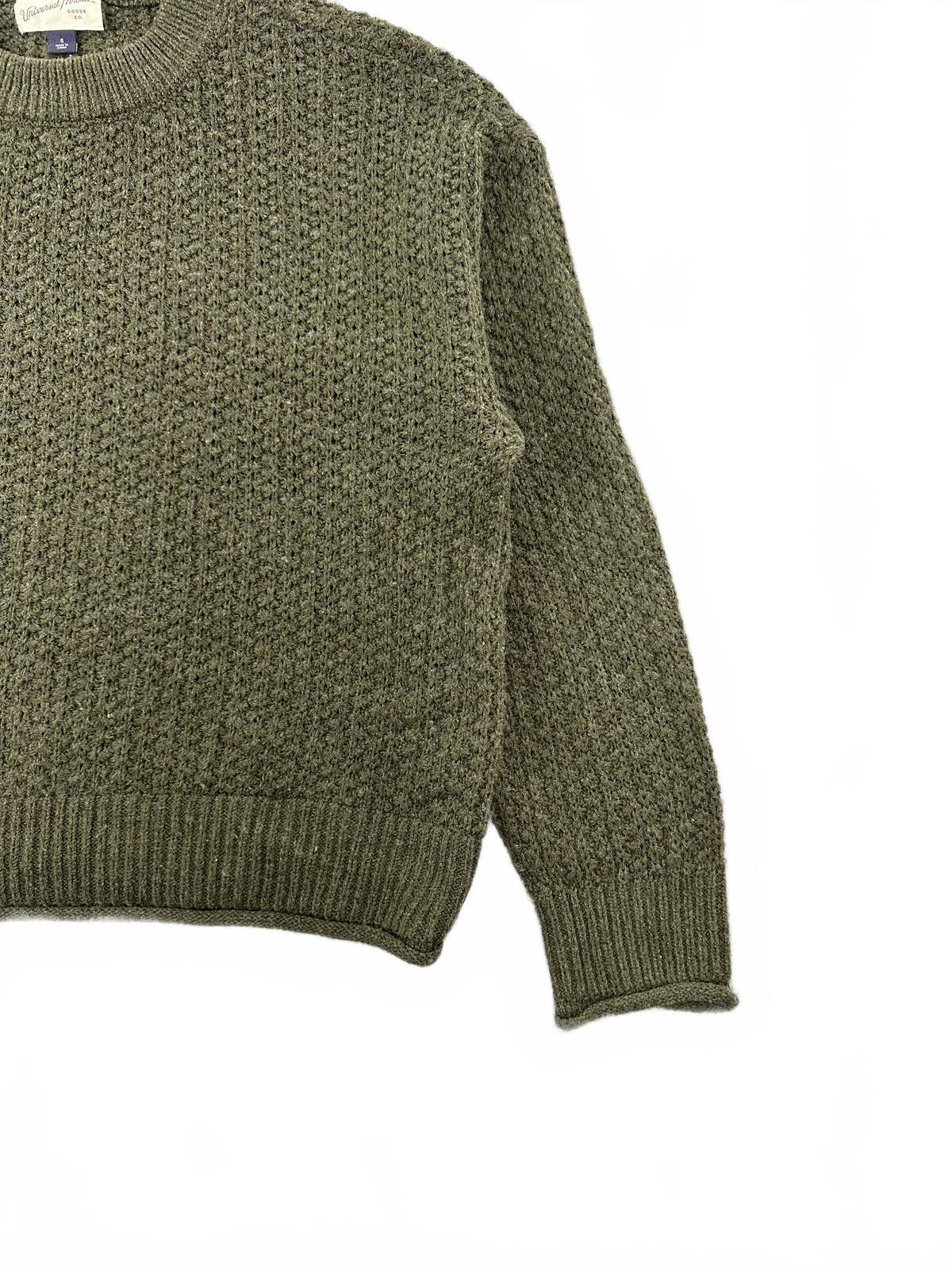Universal Thread Olive Green Textured Knit Sweater