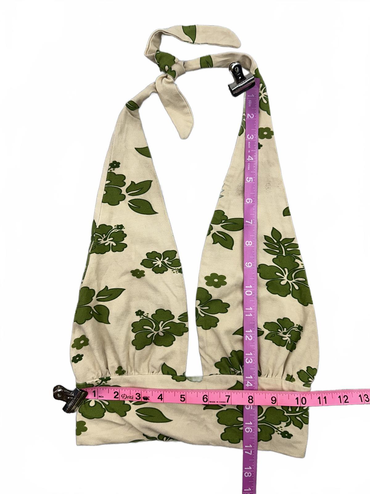 Subdued Floral Halter Top