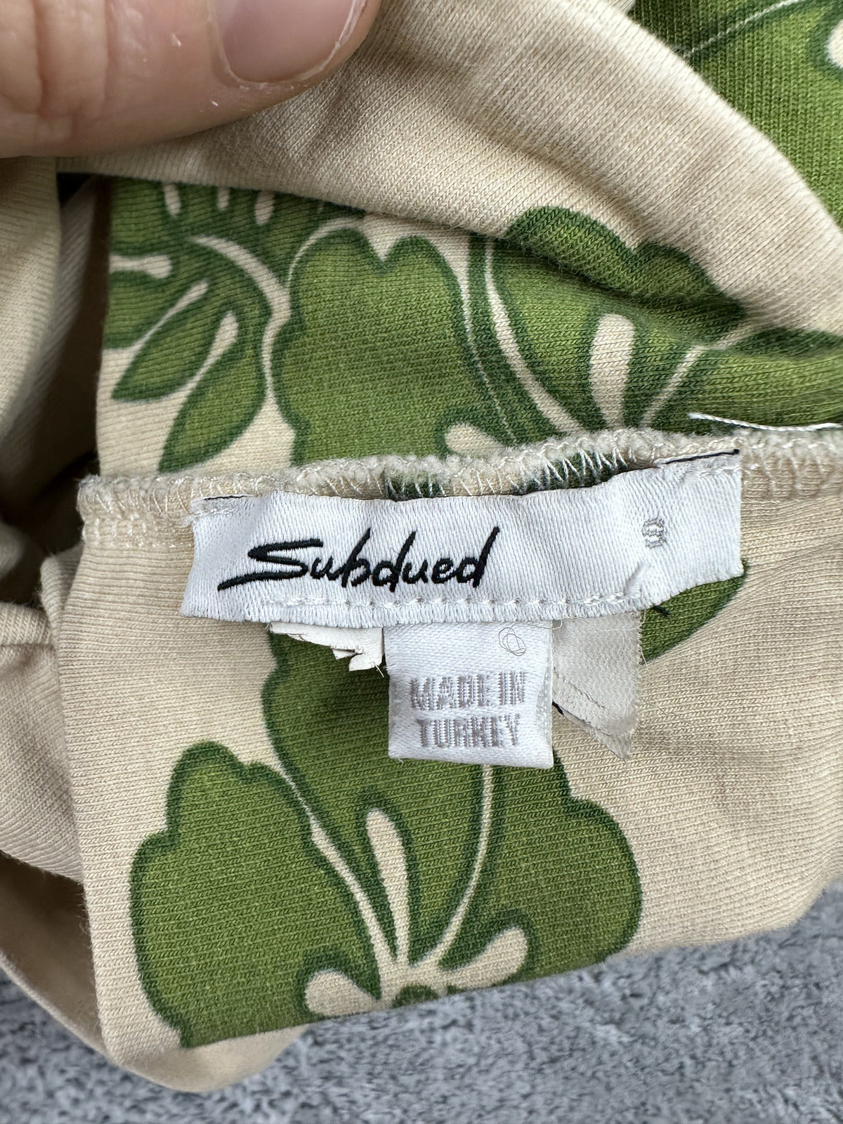 Subdued Floral Halter Top