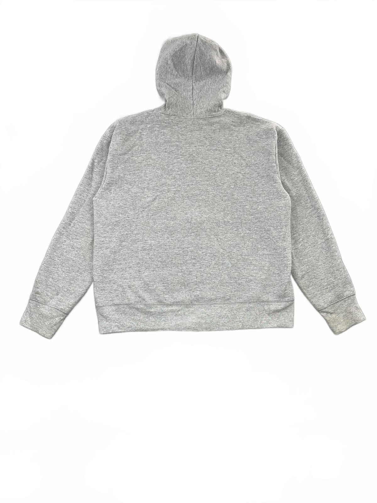 Hanes Classic Grey Zip Up Hoodie Casual Athleisure Sweatshirt