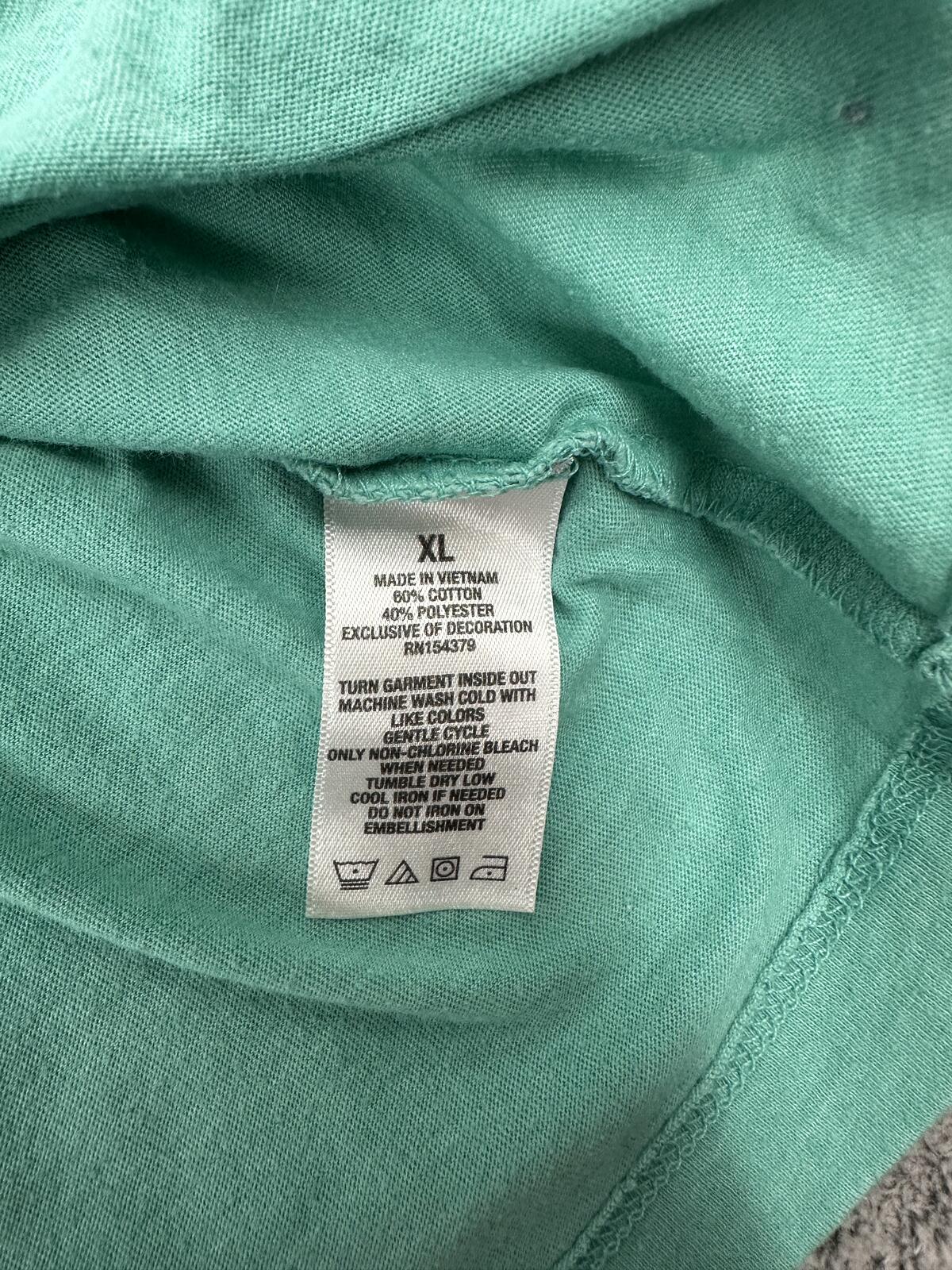 Aéropostale Classic Crew Neck Turquoise Logo Tee Casual Streetwear Minimalist