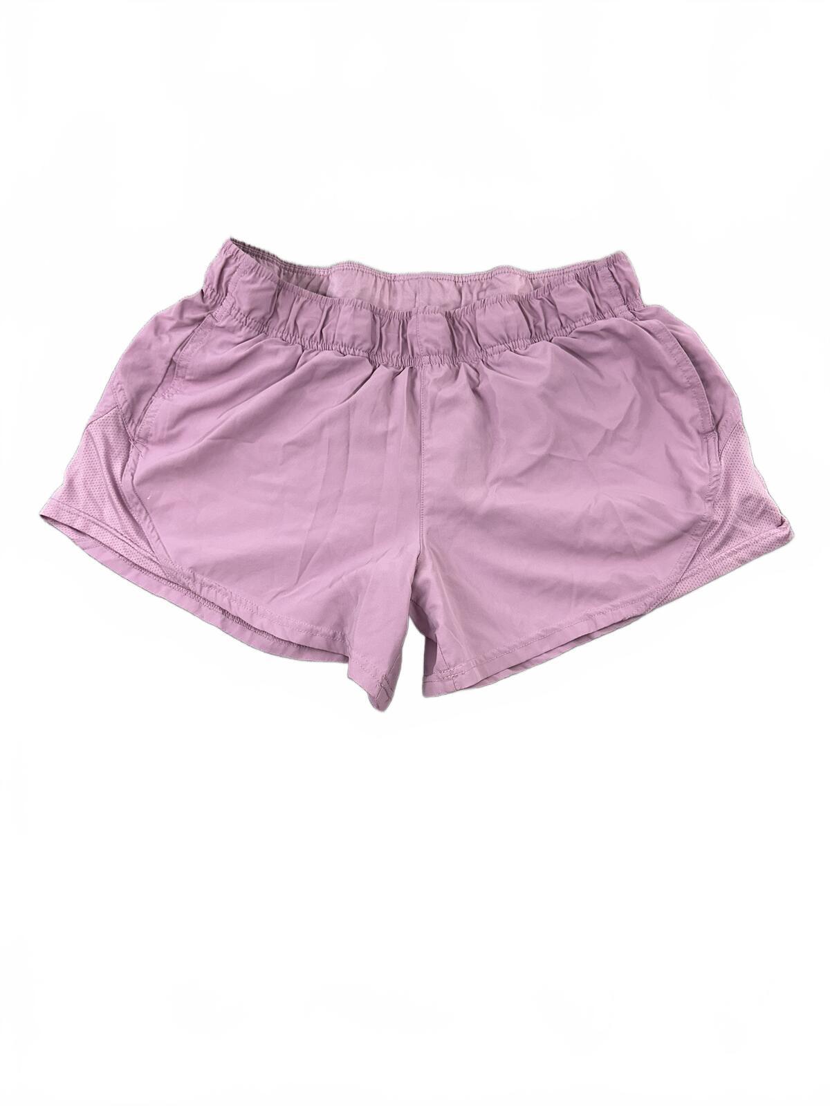 Athletic Works Light Purple Athletic Shorts Casual Sporty