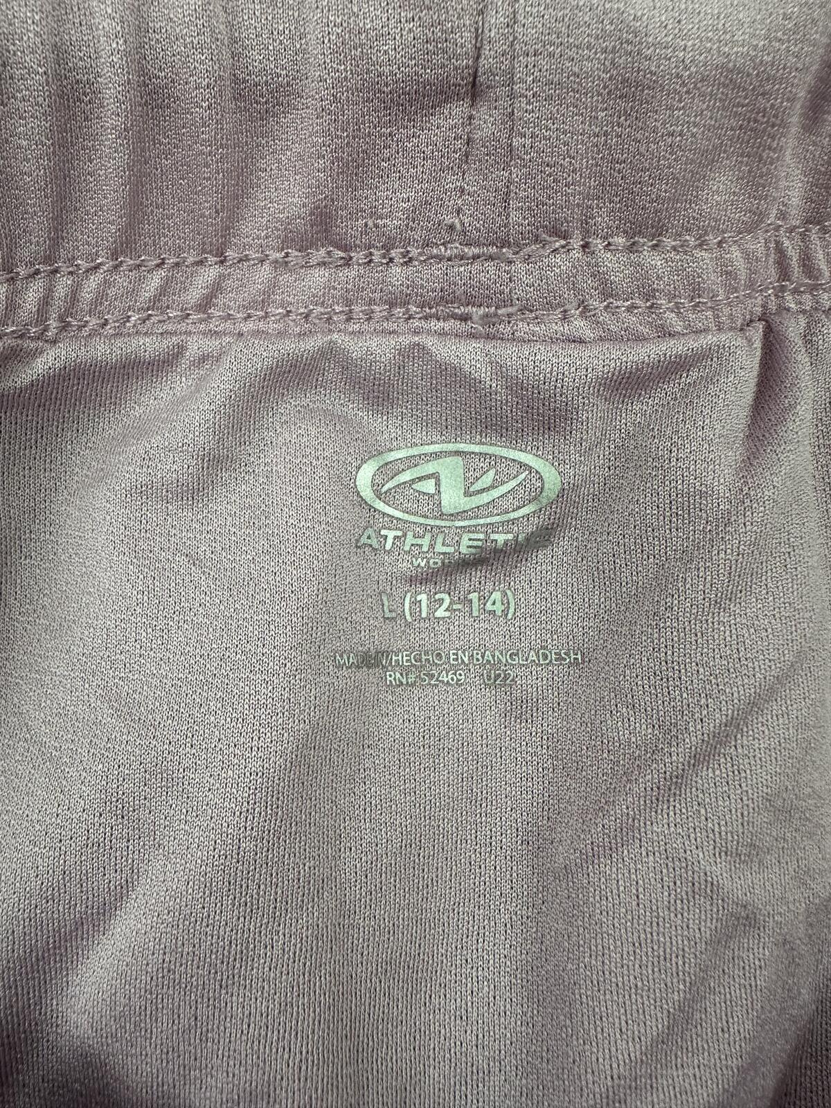 Athletic Works Light Purple Athletic Shorts Casual Sporty