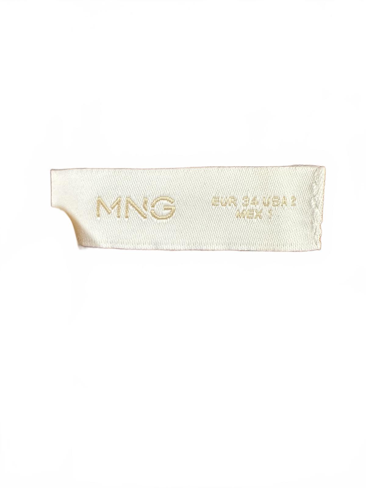 MNG Brown Linen Paperbag Waist Shorts Casual Summer Preppy