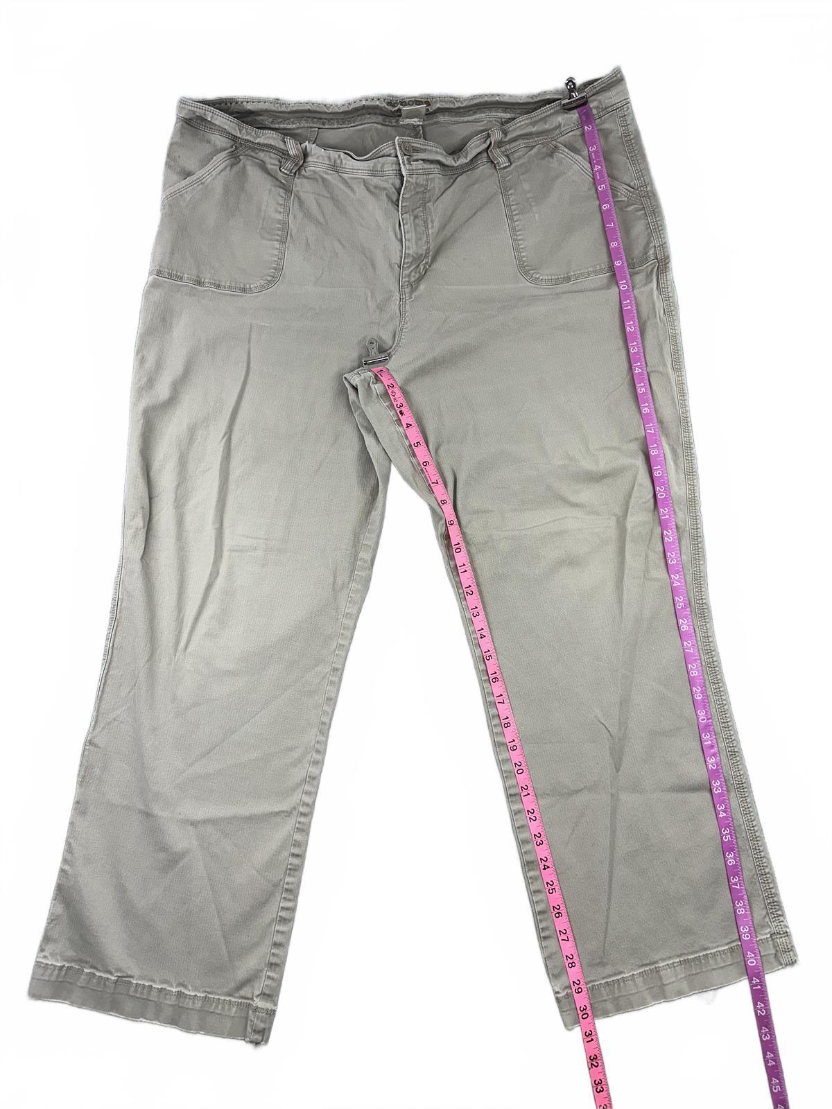 Sonoma Life + Style Khaki Casual Pants Cotton Blend Relaxed Fit