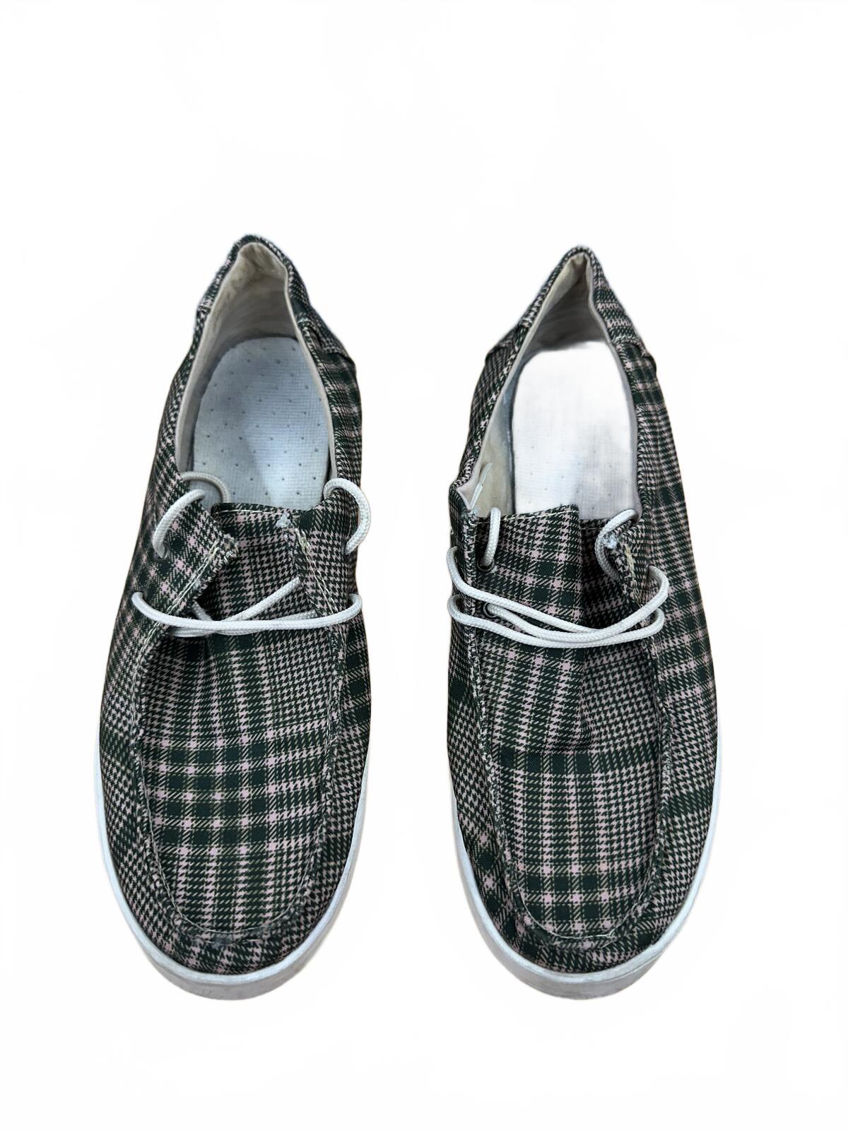 Vintage Plaid Casual Sneakers Loafers & Slip Ons
