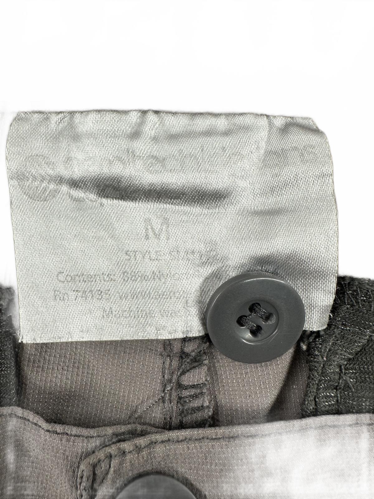 Sportswear Gray Cargo Capri Pants Outdoor Utility Casual