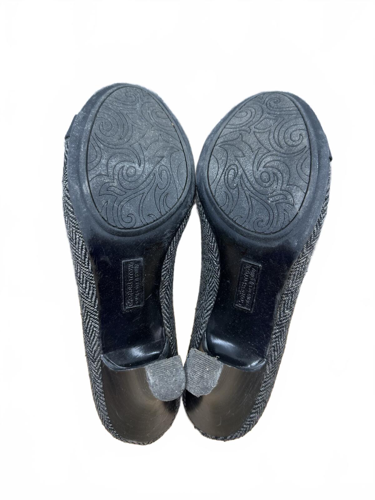 Croft & Barrow Herringbone Pattern Pumps with Triple Ring Accent