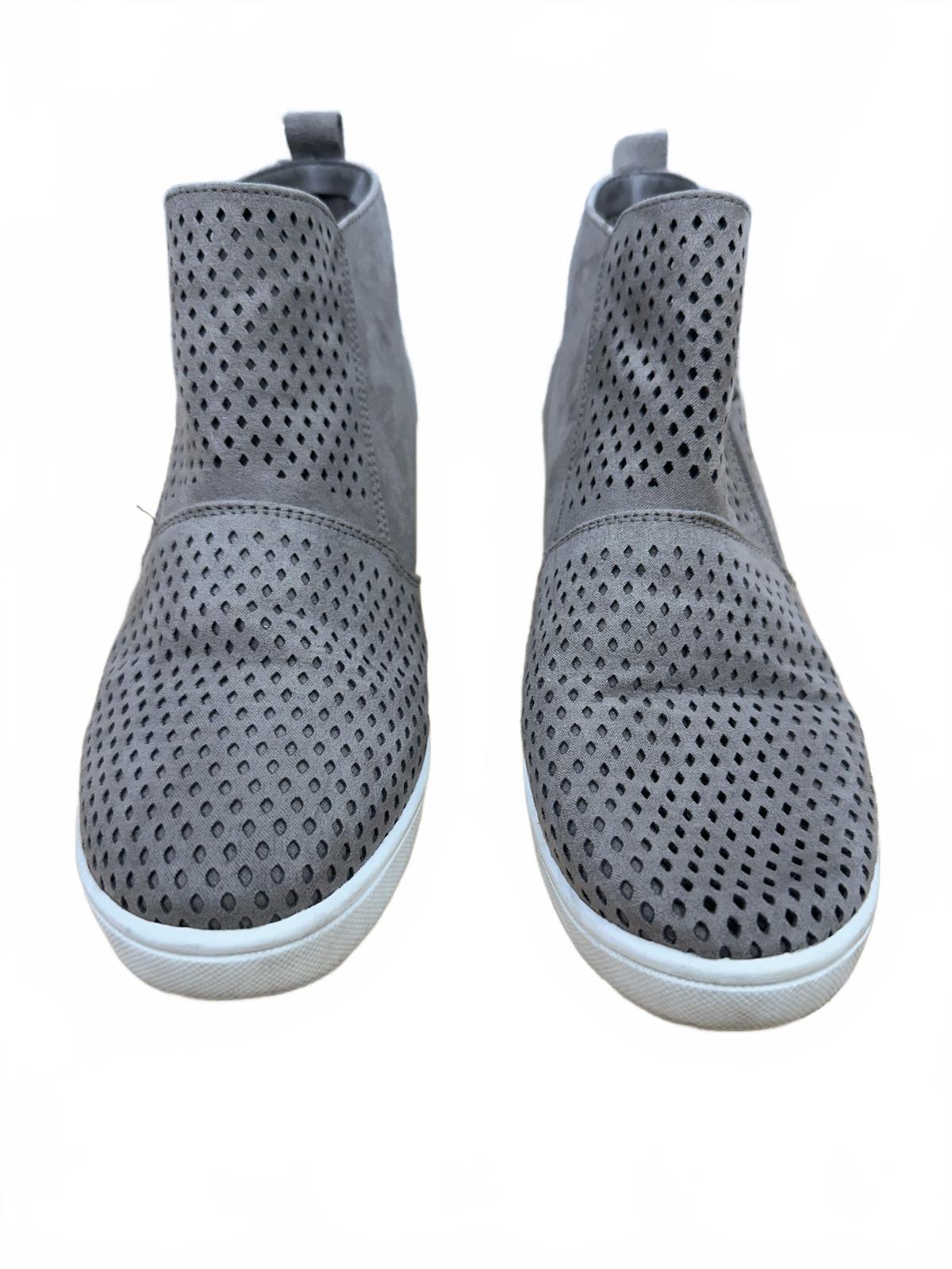 Art Class Taupe Perforated Wedge Sneakers
