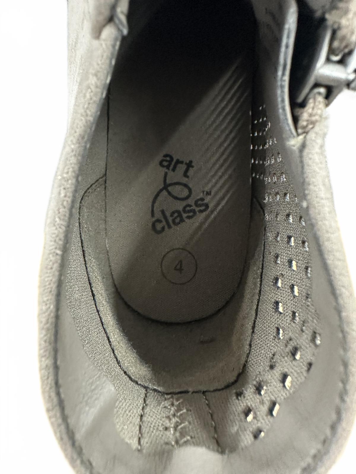 Art Class Taupe Perforated Wedge Sneakers