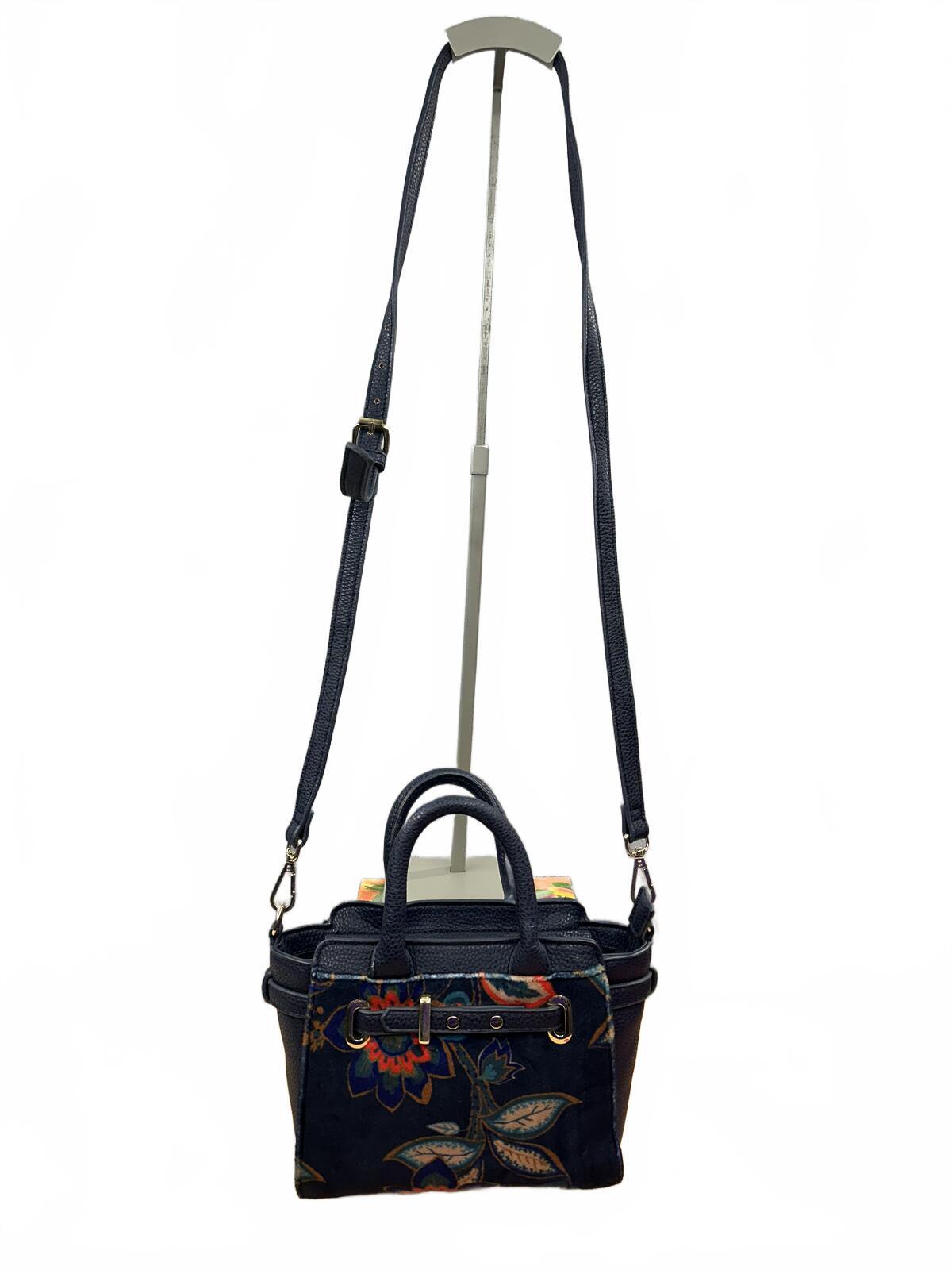 Floral Embroidered Mini Crossbody Bag
