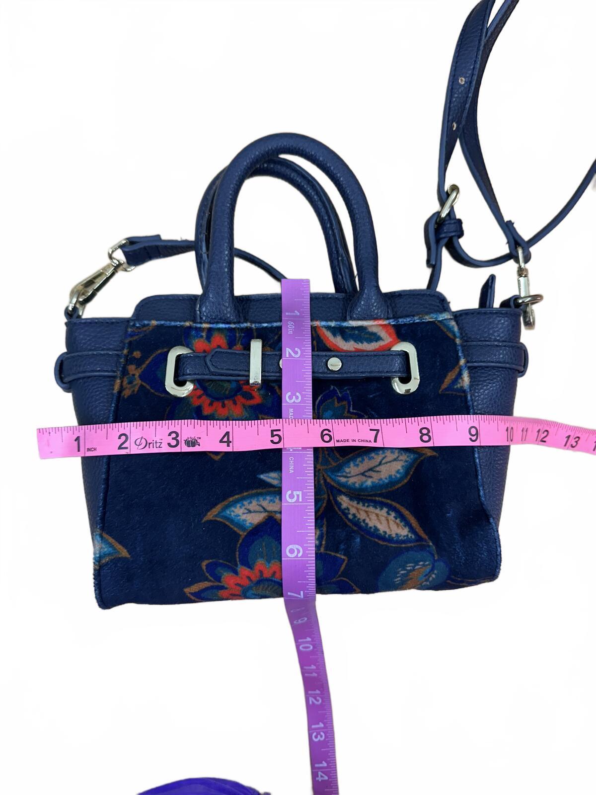 Floral Embroidered Mini Crossbody Bag