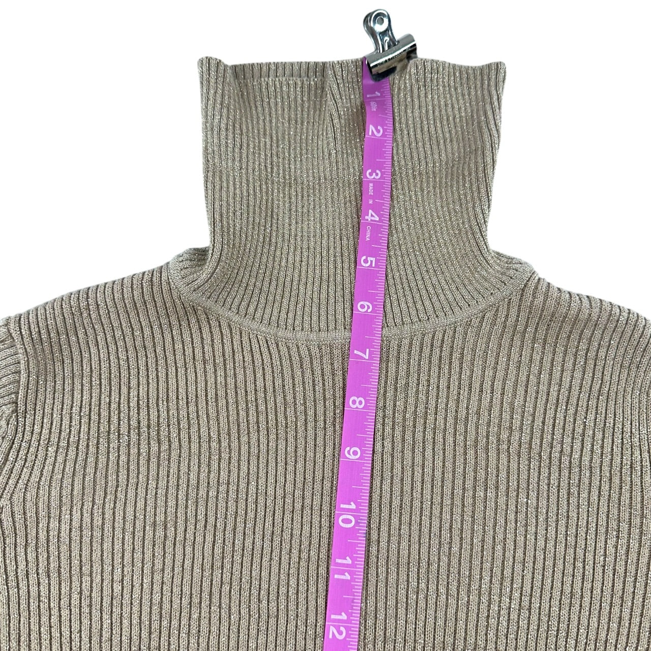 Basic Editions Ribbed Knit Turtleneck