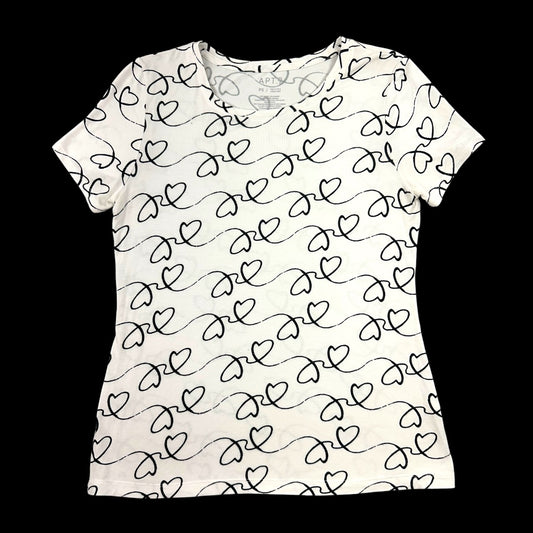 Apt. 9 Short Sleeve Heart Doodle Tee