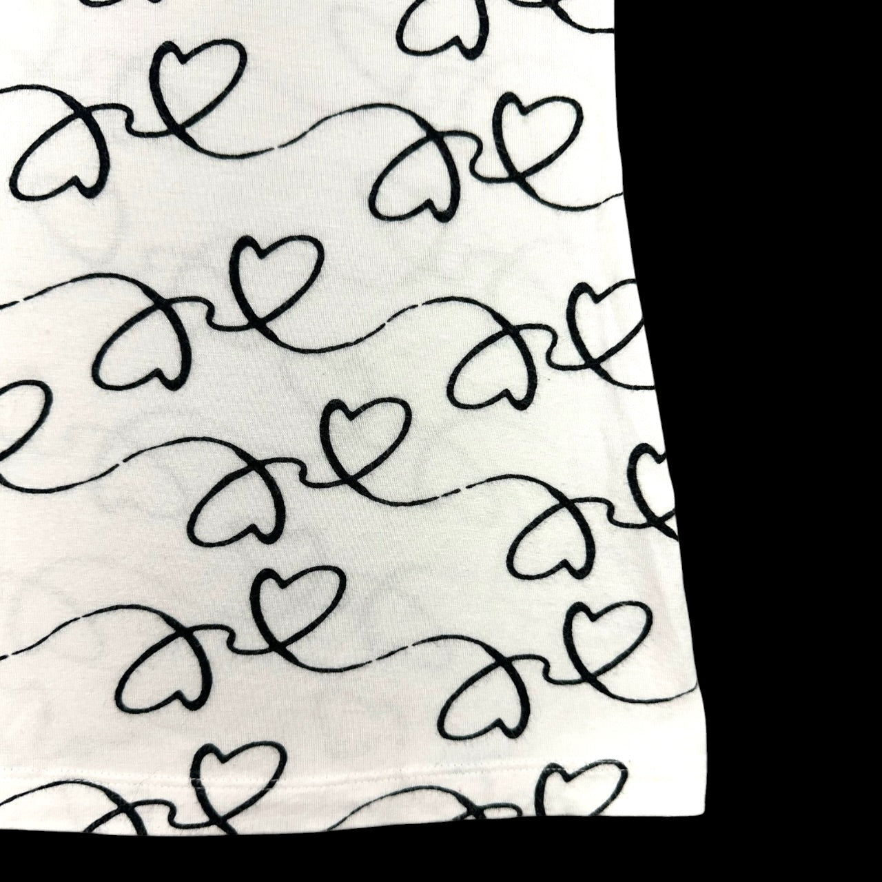 Apt. 9 Short Sleeve Heart Doodle Tee
