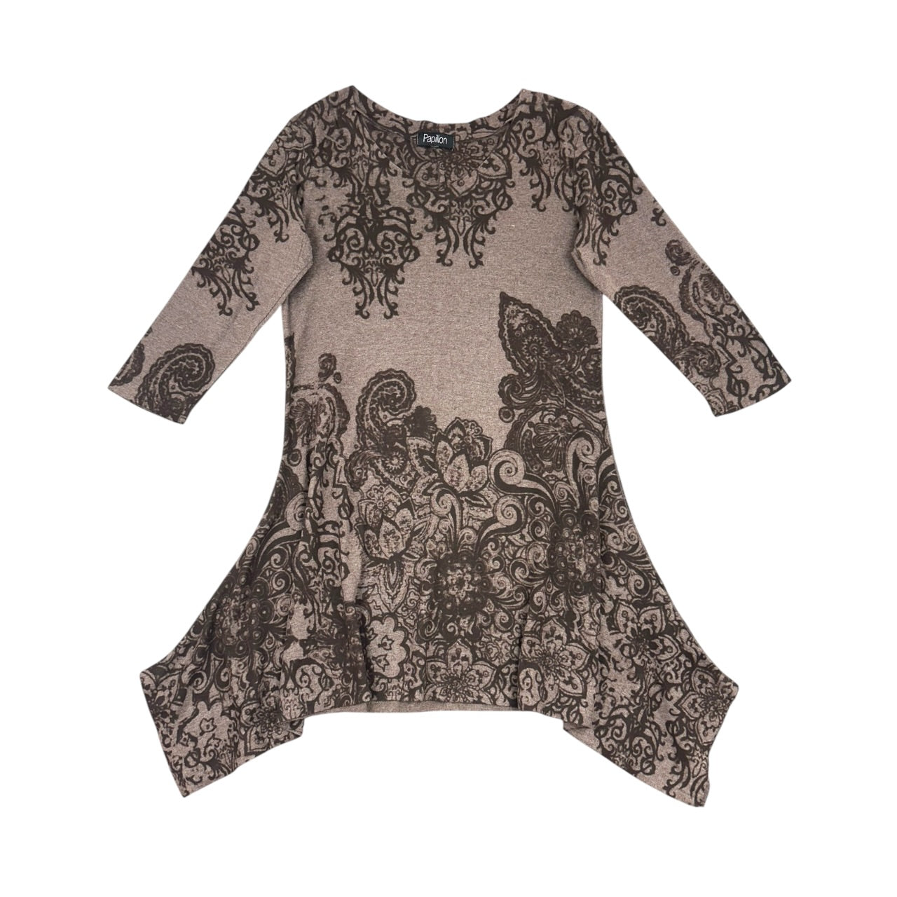 Y2K Boho Papillon Tunic Dress