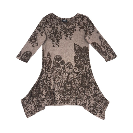 Y2K Boho Papillon Tunic Dress