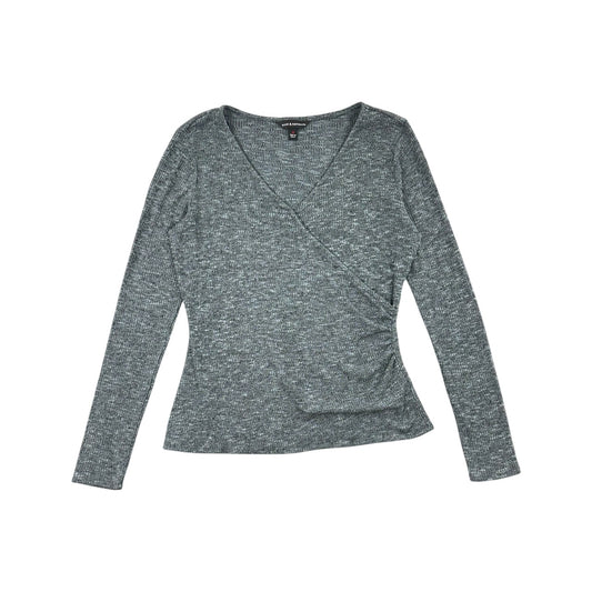 Rock & Republic Long Sleeve Wrap Top