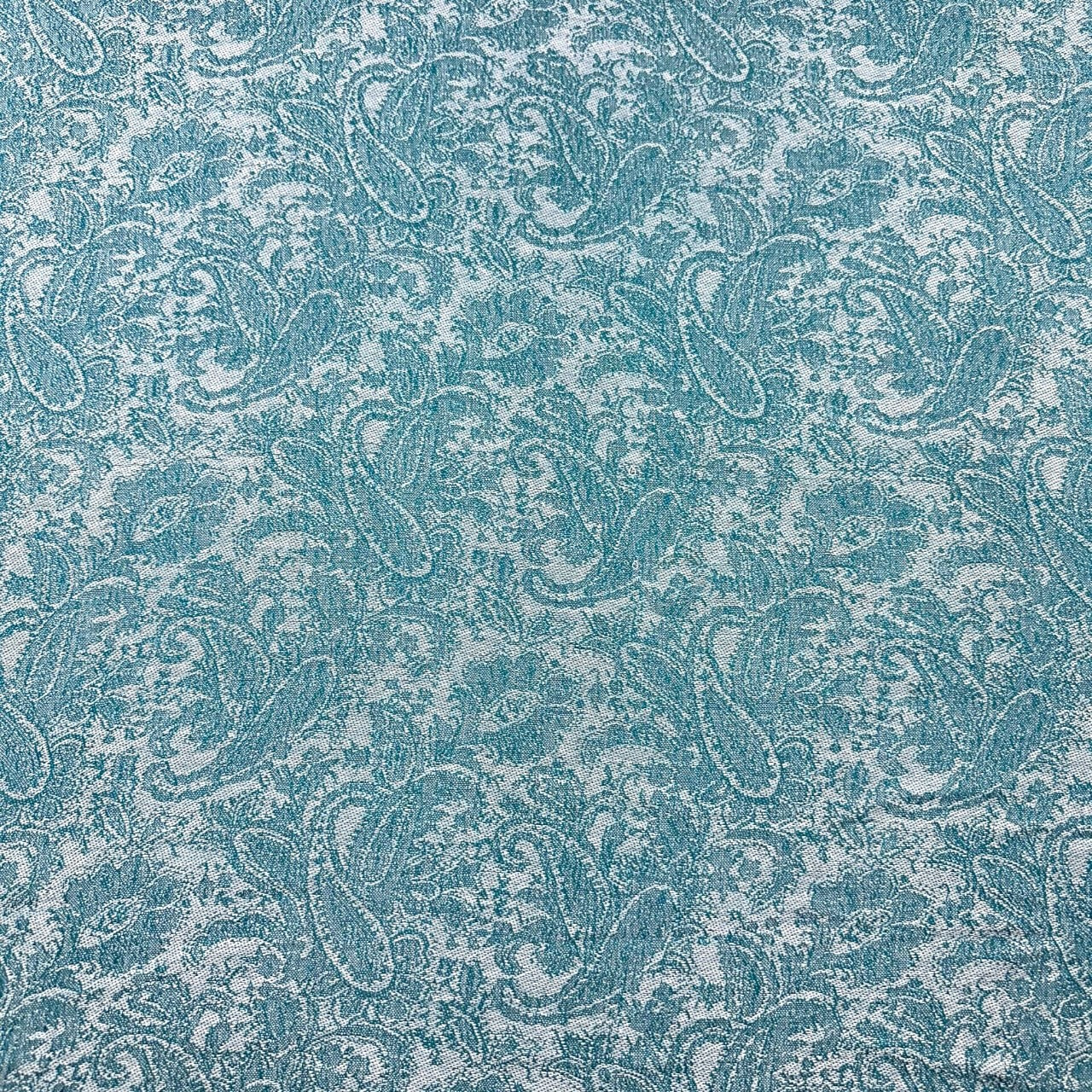 Blue Paisley Patterned Pashmina Scarf