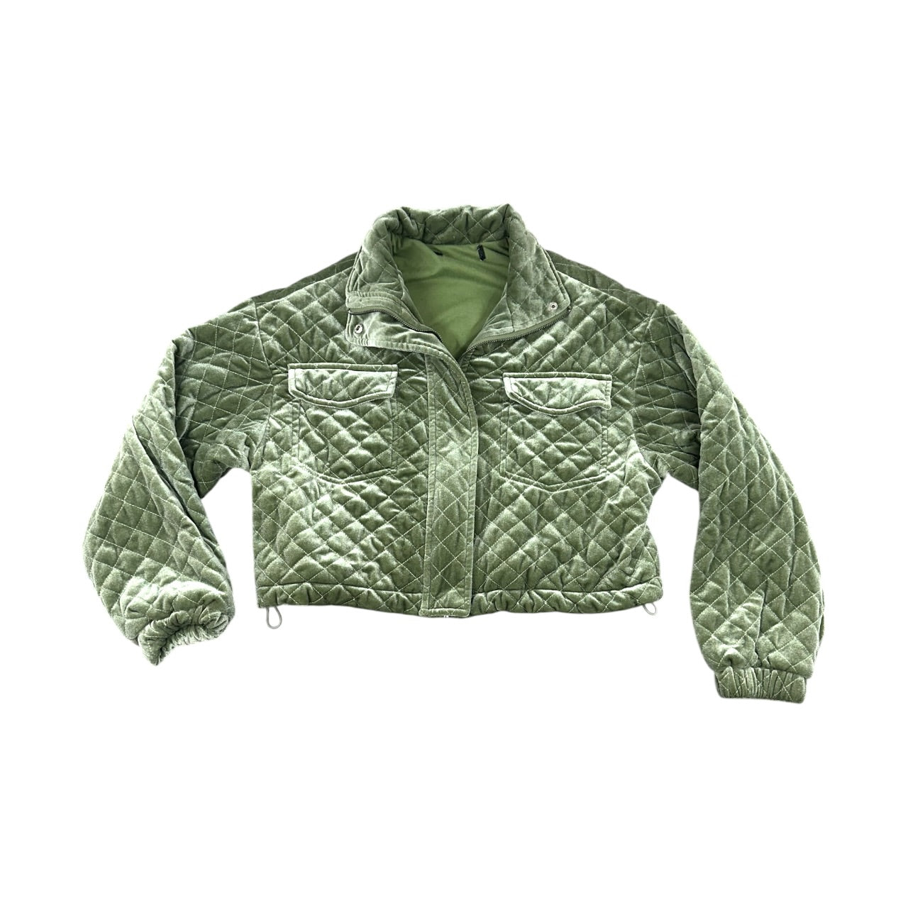 Forever 21 Quilted Velvet Jacket