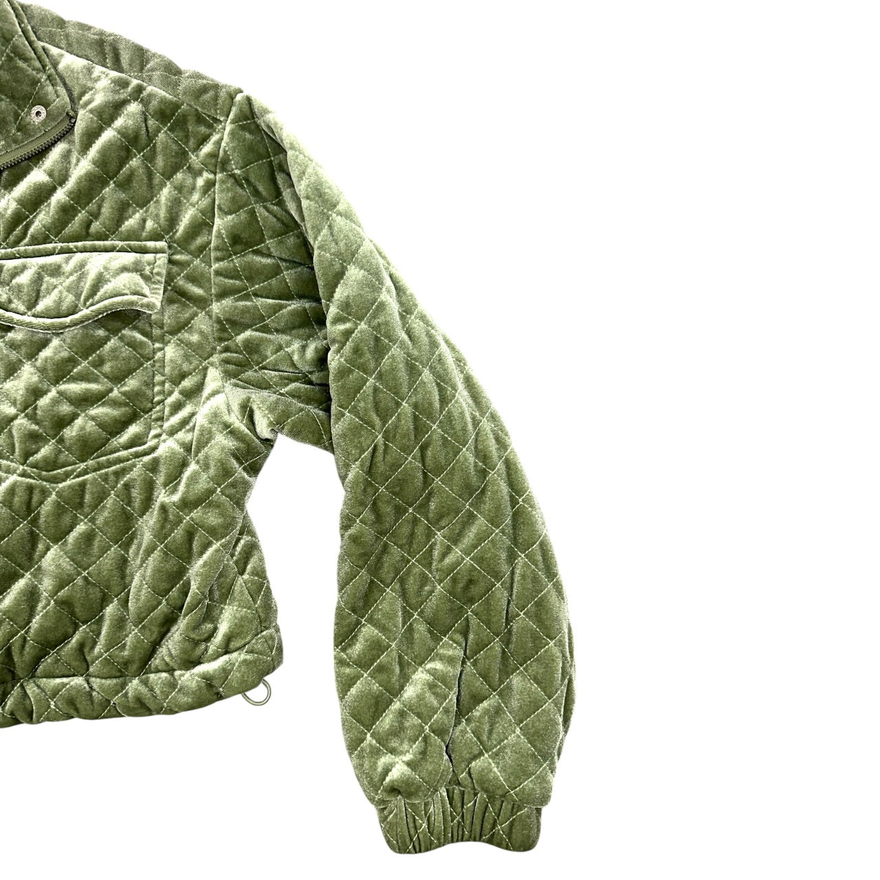 Forever 21 Quilted Velvet Jacket