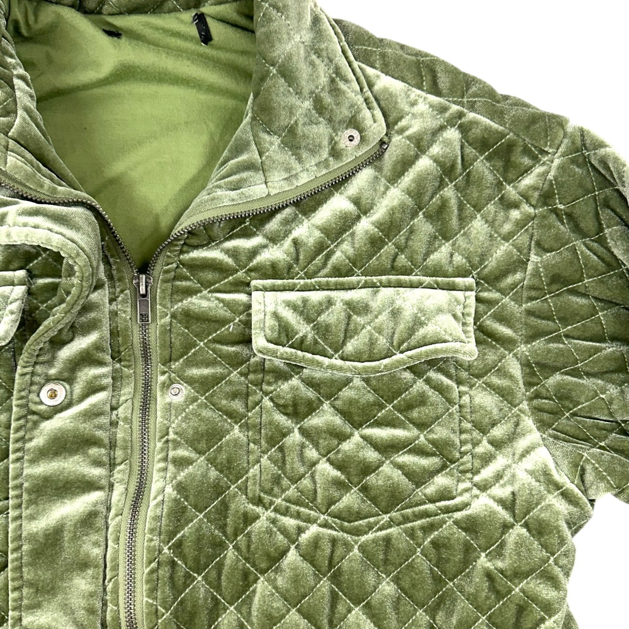 Forever 21 Quilted Velvet Jacket