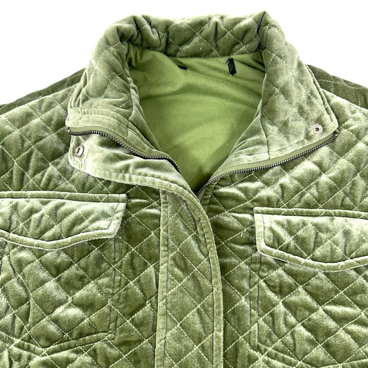 Forever 21 Quilted Velvet Jacket